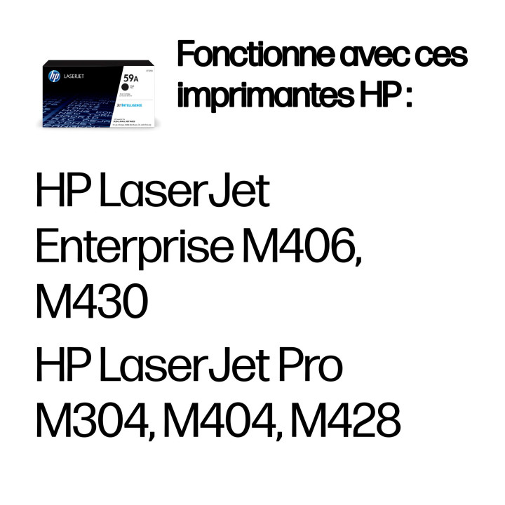 HP 59A Toner noir LaserJet authentique — vue 2