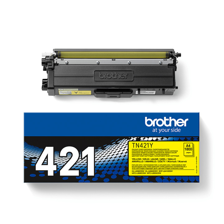 Brother TN-421Y - Cartouche de toner originale – Jaune — vue 2