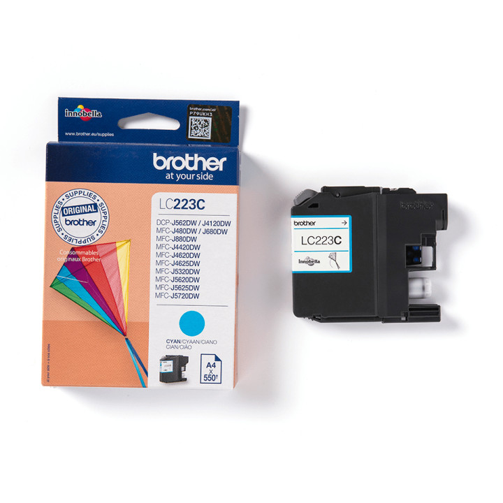 Brother LC223C - Cartouche d'encre originale – Cyan — vue 3
