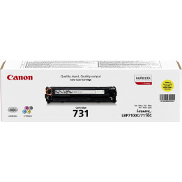 Canon 731 Cartouche de toner 1 pièce(s) Original Jaune — vue 1