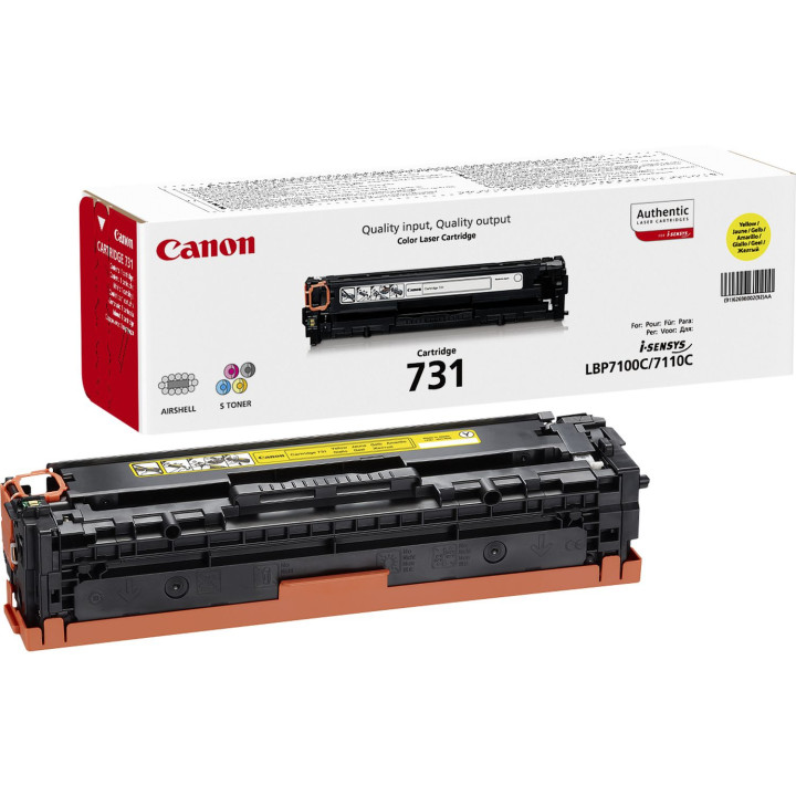 Canon 731 Cartouche de toner 1 pièce(s) Original Jaune — vue 3