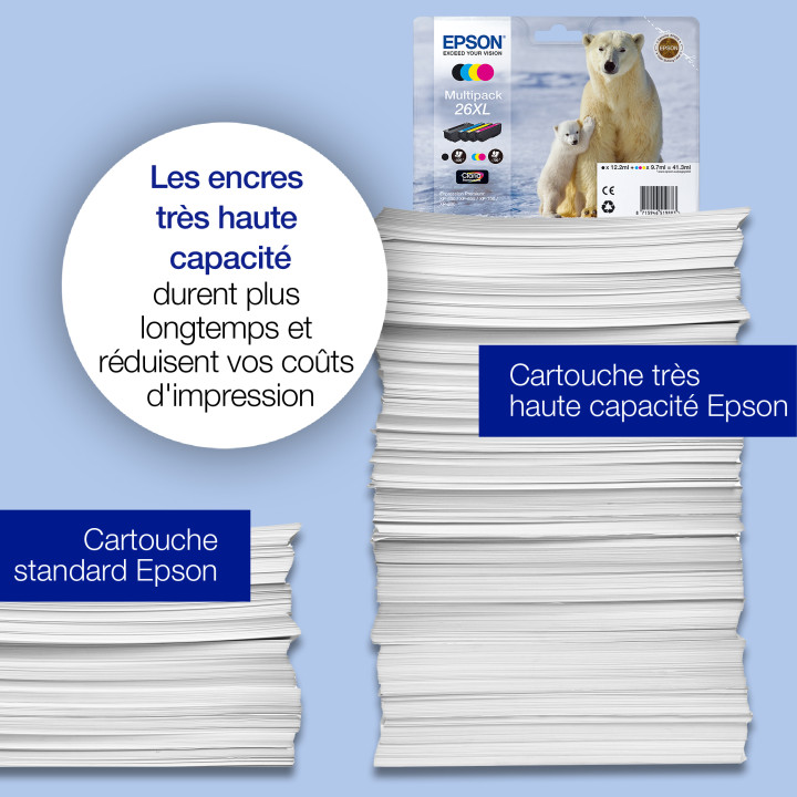 Epson Polar bear Encre noire photo Claria Premium Ours Polaire 26 — vue 5