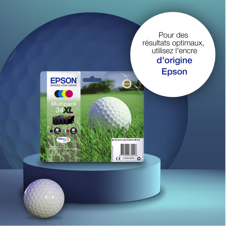 Epson Golf ball Encre magenta DURABrite Ultra Balle de golf 34XL — vue 3