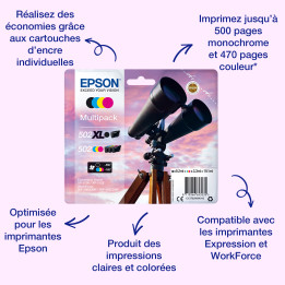 Epson Multipack 4-colours 502 Ink — vue 1