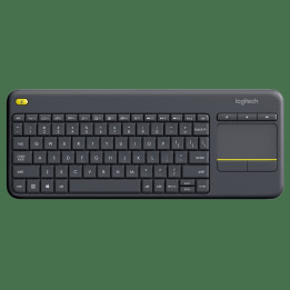 Logitech K400 Plus Wireless Touch — Clavier sans fil avec pavé tactile