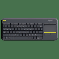 Logitech K400 Plus Wireless Touch — Clavier sans fil avec pavé tactile