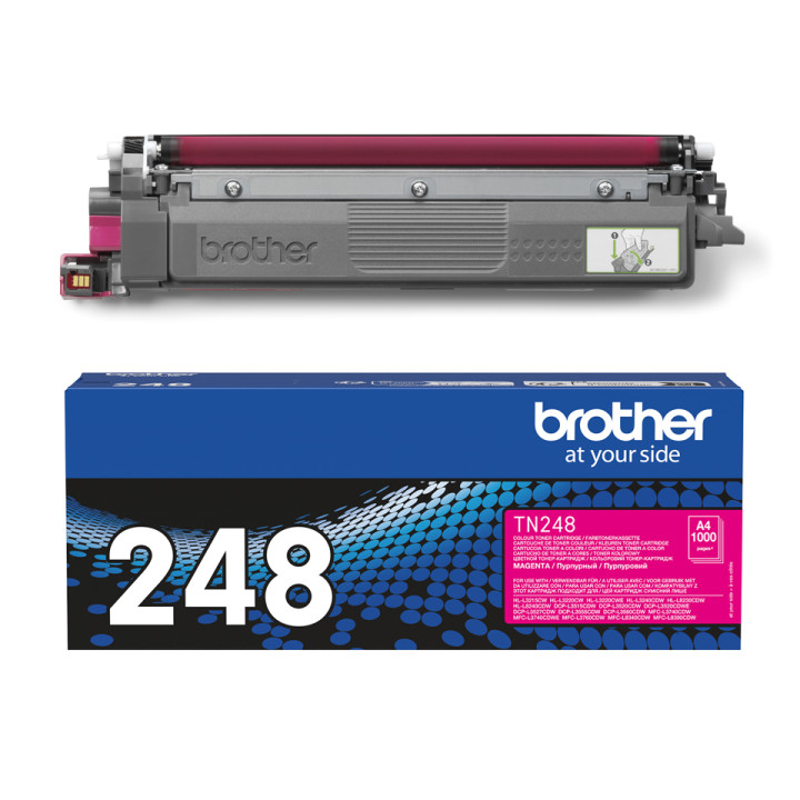 Brother TN-248M Cartouche de toner 1 pièce(s) Original Magenta — vue 3
