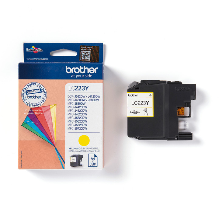 Brother LC223Y - Cartouche d'encre originale – Jaune — vue 4