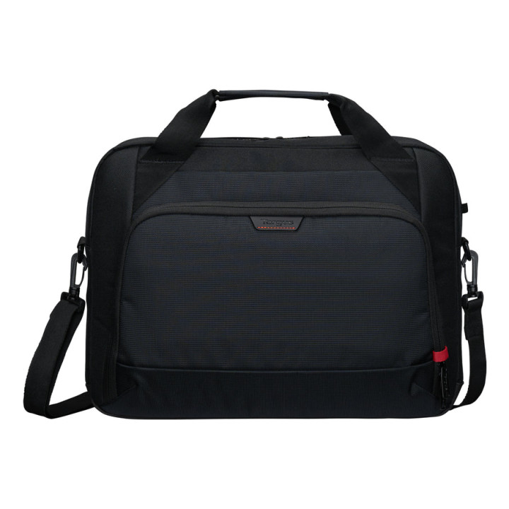 Targus EcoSmart 40,6 cm (16") Malette Noir, Rouge — vue 1