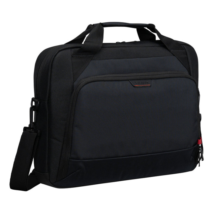 Targus EcoSmart 40,6 cm (16") Malette Noir, Rouge — vue 2