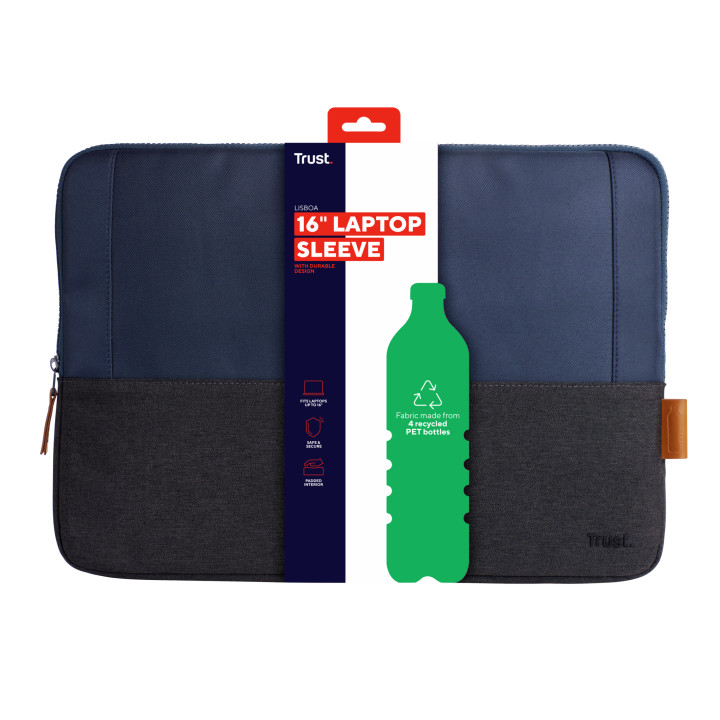 Trust Lisboa 40,6 cm (16") Housse Bleu — vue 4