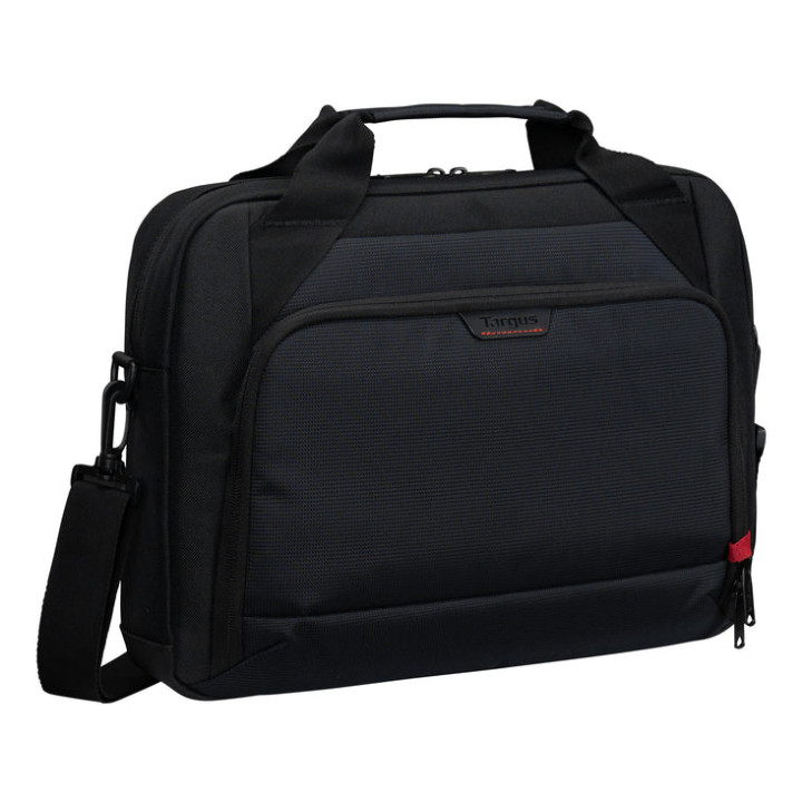 Targus EcoSmart 35,6 cm (14") Malette Noir, Rouge — vue 2