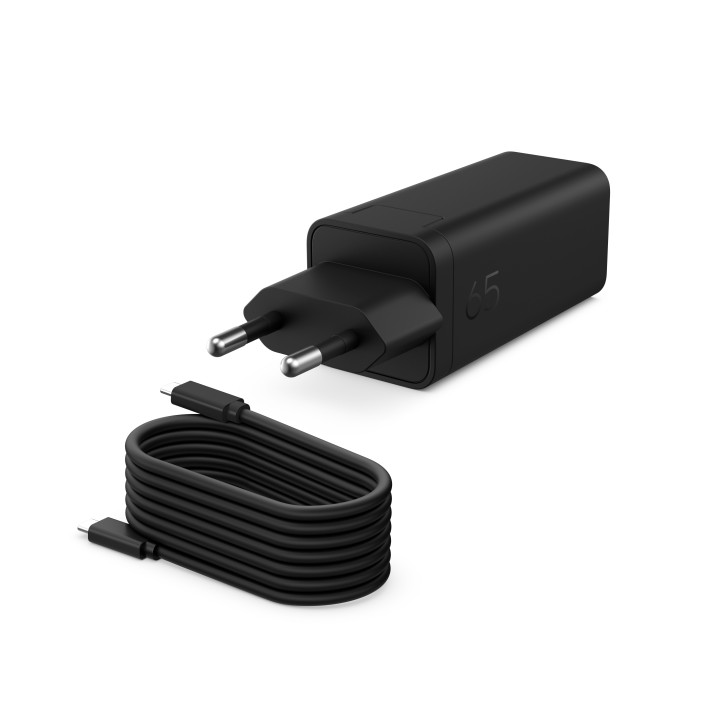 HP Chargeur mural 65 W nitrure de gallium — vue 1