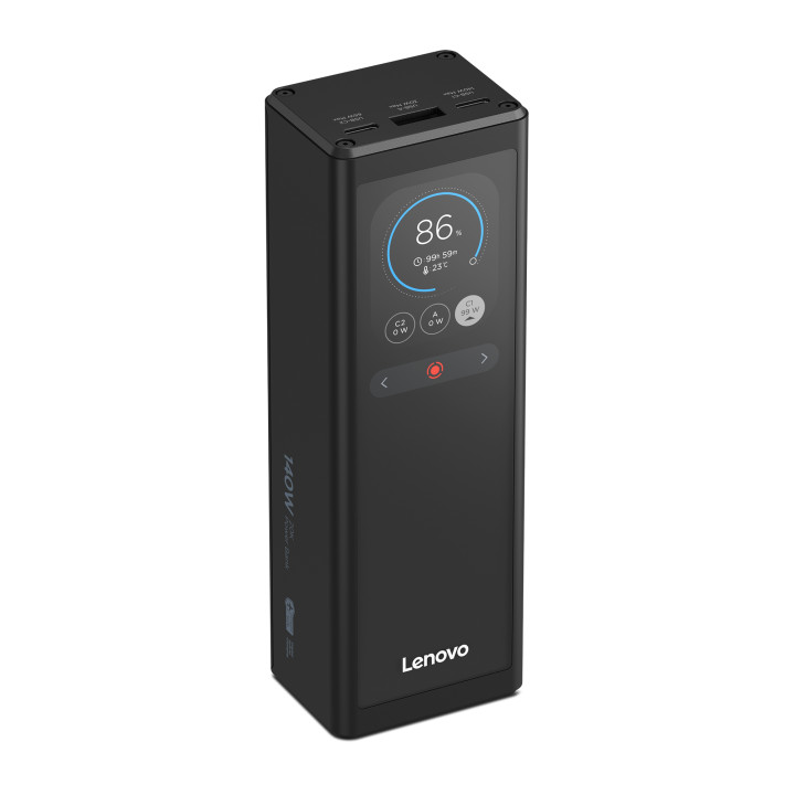 Lenovo 140W Smart Laptop Power Bank Lithium-Ion (Li-Ion) 20000 mAh Noir — vue 1