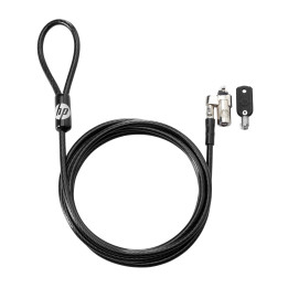 HP Kit de verrouillage de câble à clé 10 mm — vue 1