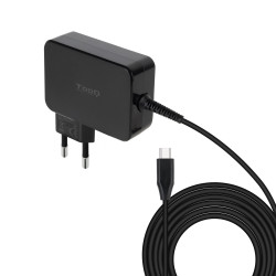 TooQ TQLC-USBCGAN90PD chargeur d'appareils mobiles Ordinateur portable Noir Secteur Intérieure