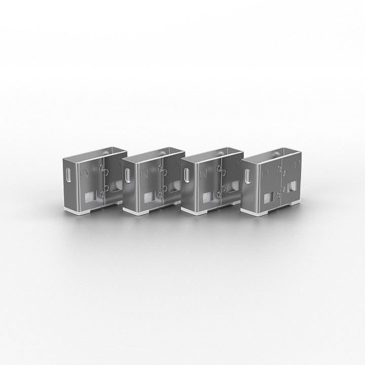 Lindy Bloqueurs de ports USB A, 10 pièces, Blanc — vue 2