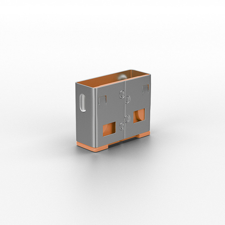 Lindy Bloqueurs de port USB A, 10 pièces, Orange — vue 3