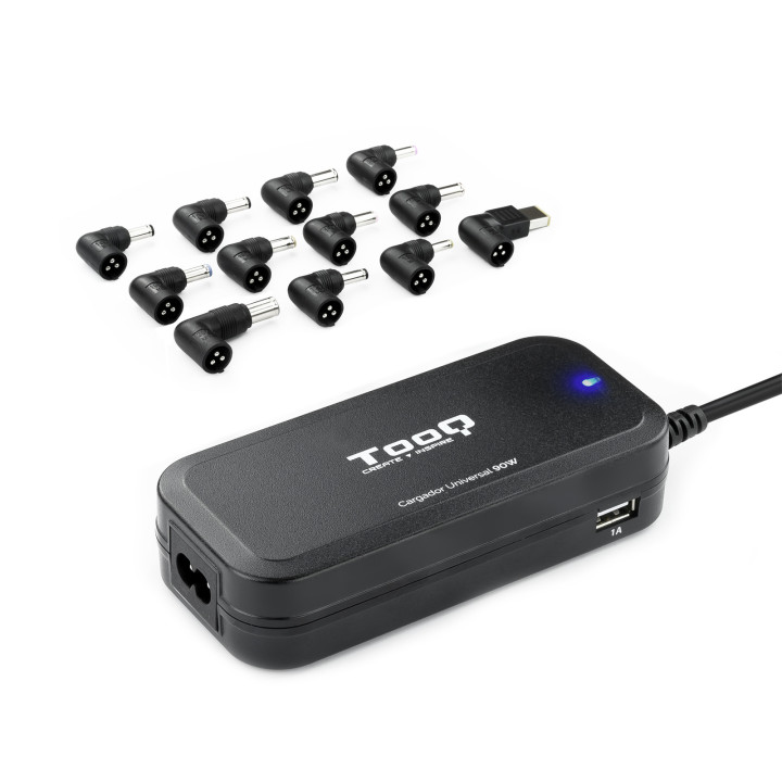 TooQ TQLC-90BS02AT adaptateur de puissance & onduleur Intérieure 90 W Noir — vue 1