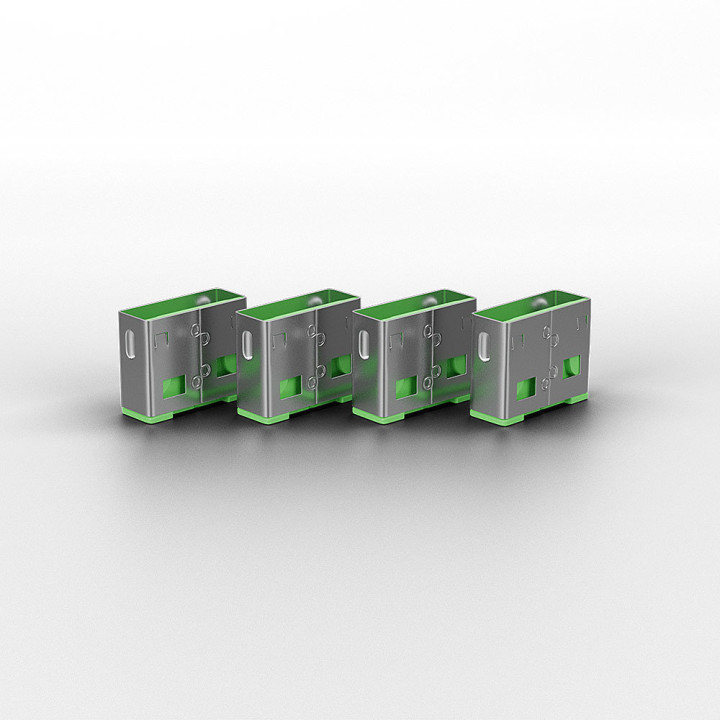 Lindy Bloqueurs de ports USB A, 10 pièces, Vert — vue 2