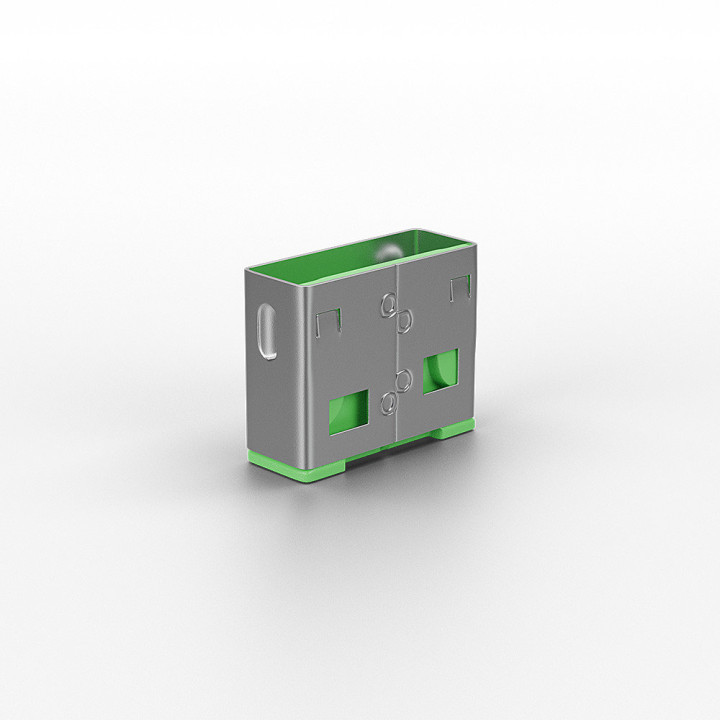 Lindy Bloqueurs de ports USB A, 10 pièces, Vert — vue 3