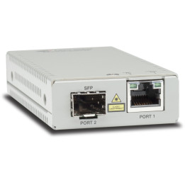 Allied Telesis AT-MMC2000/SP-960 convertisseur de support réseau 1000 Mbit/s 850 nm Multimode Argent — vue 1