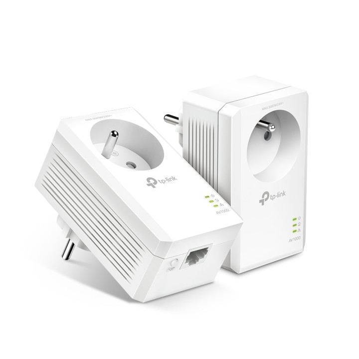 TP-Link TL-PA7017PKIT(FR) 1000 Mbit/s Ethernet/LAN Blanc 2 pièce(s) — vue 1