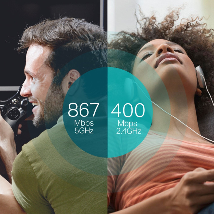 TP-Link Archer T4U WLAN 867 Mbit/s — vue 3