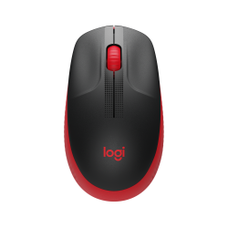 Logitech M190 — souris de bureau Rouge