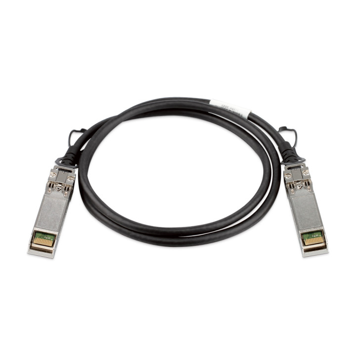 D-Link DEM-CB100S câble InfiniBand et à fibres optiques 1 m SFP+ Noir — vue 1