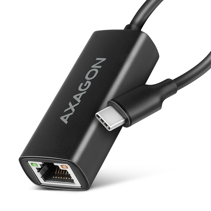Axagon ADE-ARC USB-C 3.2 Gen 1 - Gigabit Ethernet 10/100/1000 Adapter - Adapter - Digital/Daten 1000 Mbit/s — vue 1