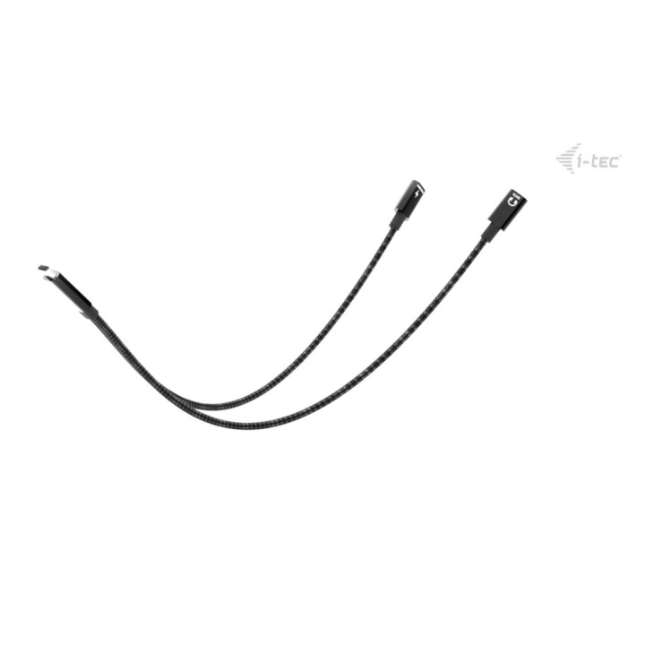 i-tec USB-C Cable Splitter Audio/Data + Power Delivery 100W — vue 3