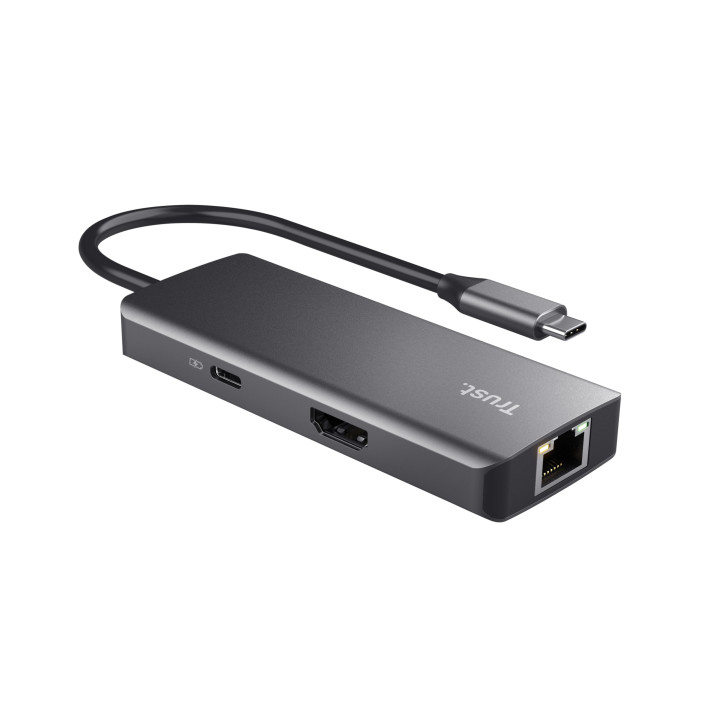 Trust Dalyx USB Type-C 1000 Mbit/s Argent — vue 2