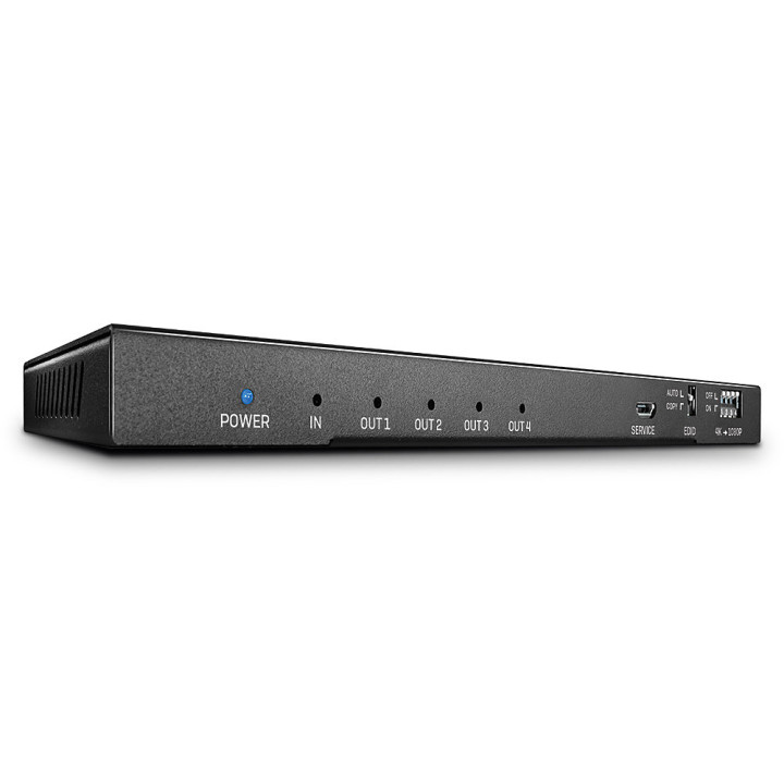 Lindy Splitter HDMI 18G avec Audio & Downscaling, 4 Ports — vue 1