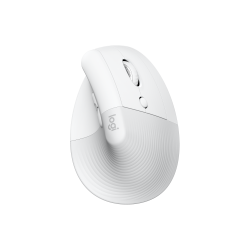 Logitech Lift — souris verticale Blanc cassé