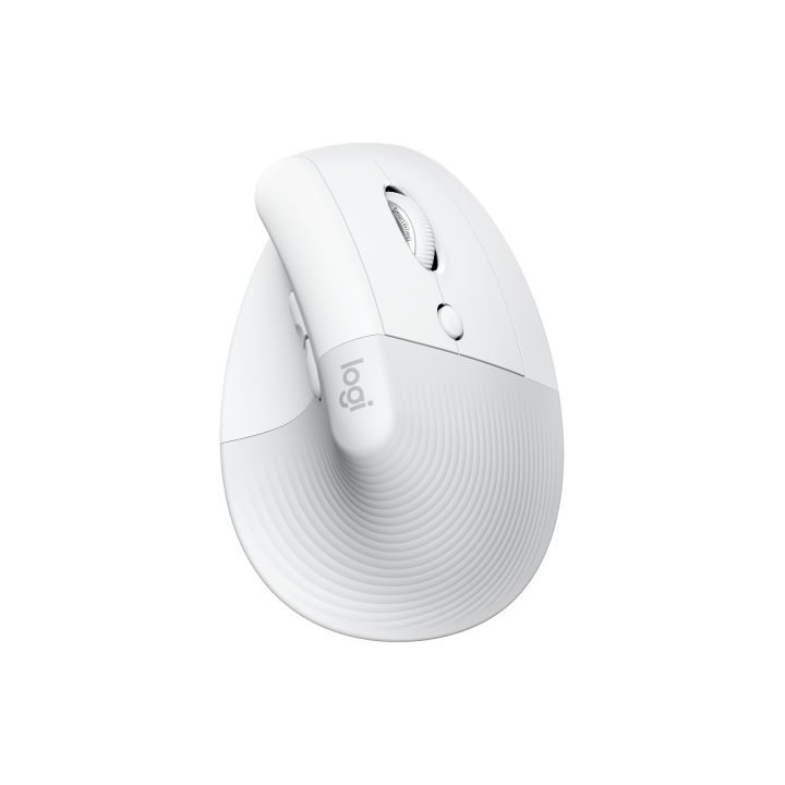 Logitech Lift Blanc cassé — vue constructeur 1