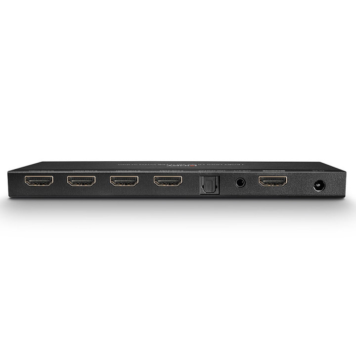 Lindy Splitter HDMI 18G avec Audio & Downscaling, 4 Ports — vue 3