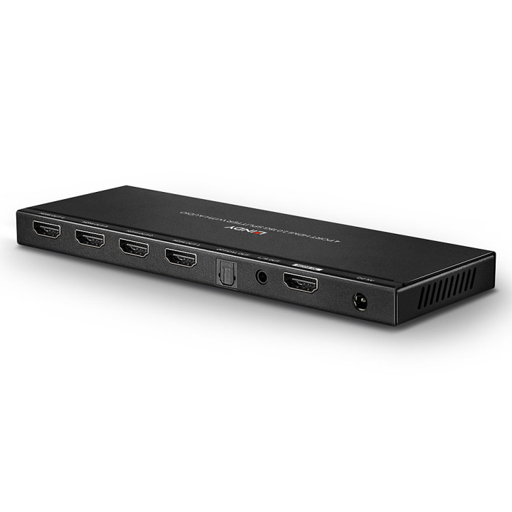Lindy Splitter HDMI 18G avec Audio & Downscaling, 4 Ports — vue 4