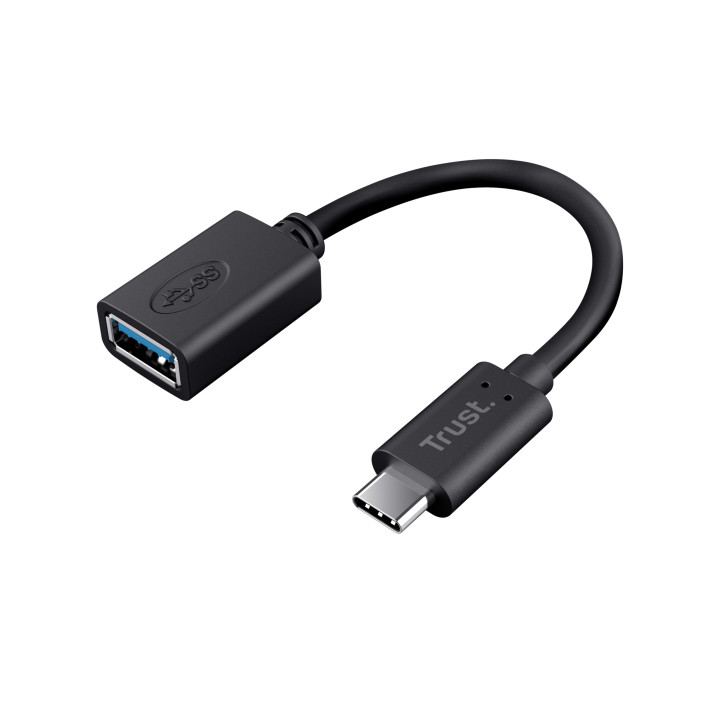 Trust 20967 câble USB 0,09 m USB C USB A Noir — vue 1