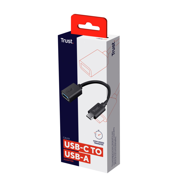 Trust 20967 câble USB 0,09 m USB C USB A Noir — vue 3