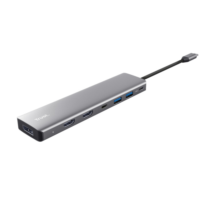 Trust 25661 hub & concentrateur USB Type-C Aluminium — vue 3