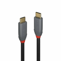 Lindy Câble USB 3.2 type C vers C, 20Gbit/s, 100W, PD, Anthra Line, 2m