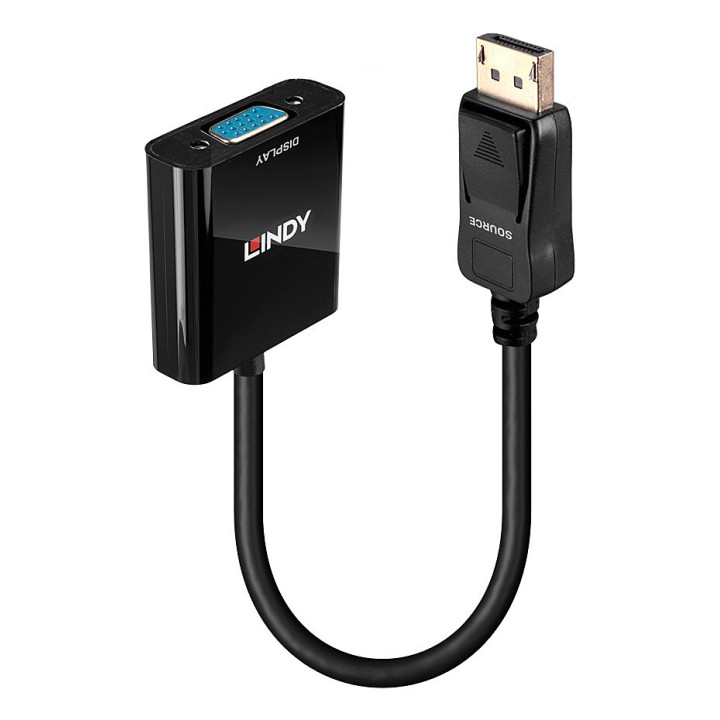 Lindy Convertisseur actif DisplayPort vers VGA — vue 1