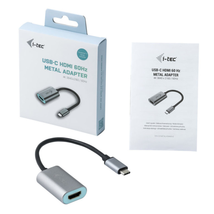i-tec Metal USB-C HDMI Adapter 4K/60Hz — vue 5