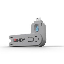 Lindy Clé pour bloqueur de port USB A, Bleu — vue 1