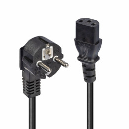 Lindy Câble secteur Schuko vers C13, 3m — vue 1