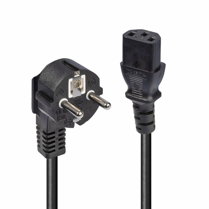 Lindy Câble secteur Schuko vers C13, 3m — vue 1