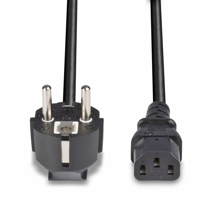 Lindy Câble secteur Schuko vers C13, 3m — vue 3