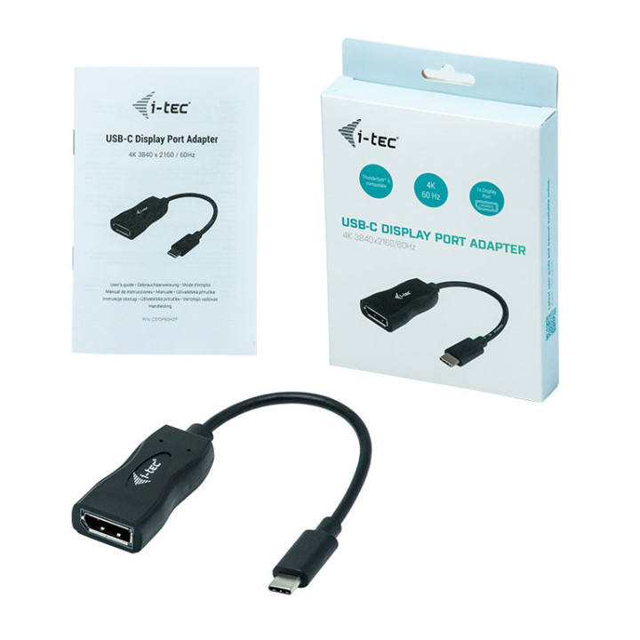 i-tec USB-C Display Port Adapter 4K/60 Hz — vue 4