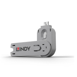 Lindy Clé pour bloqueur de port USB A, Blanc